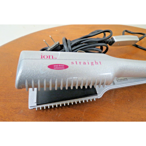 Ion Straight Anti Frizz Solutions Flat Iron Hair Straightener 1.5" 2K4 H3O - Picture 2 of 5